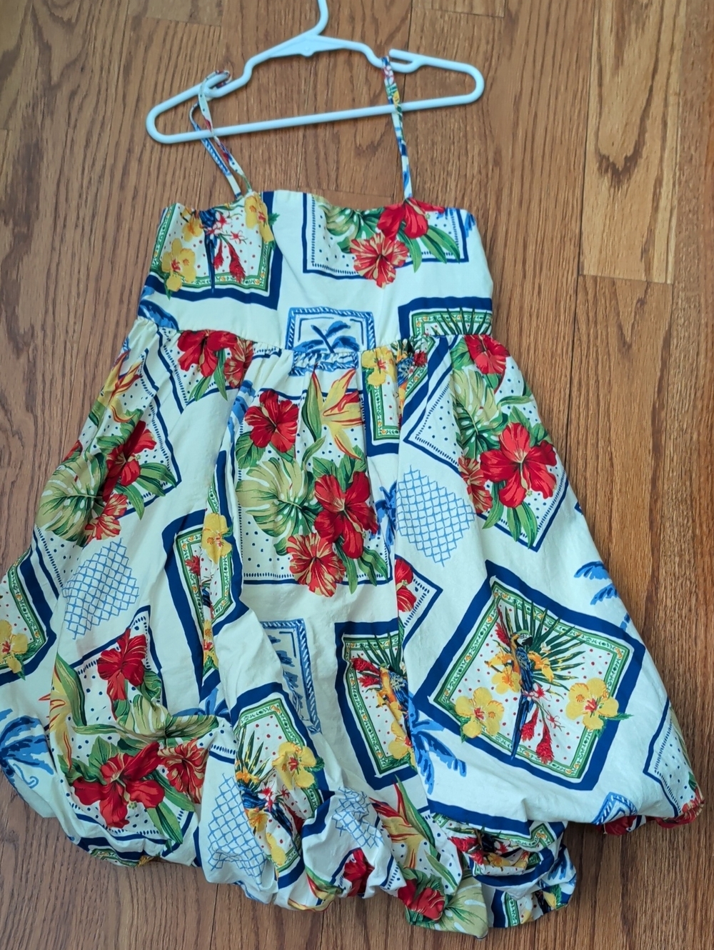 Girls Tropical Hawaiian Theme Dress